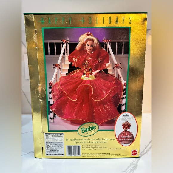 NIB 1993 Happy Holidays Barbie *Vintage* - Picture 4 of 6